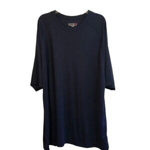 Sport-tek by port‎ authority short sleeve men blue top size 4XL